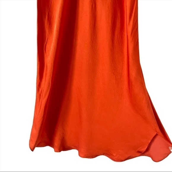 Nili Lotan Short Cami Dress in Burnt Orange - Picture 9 of 11